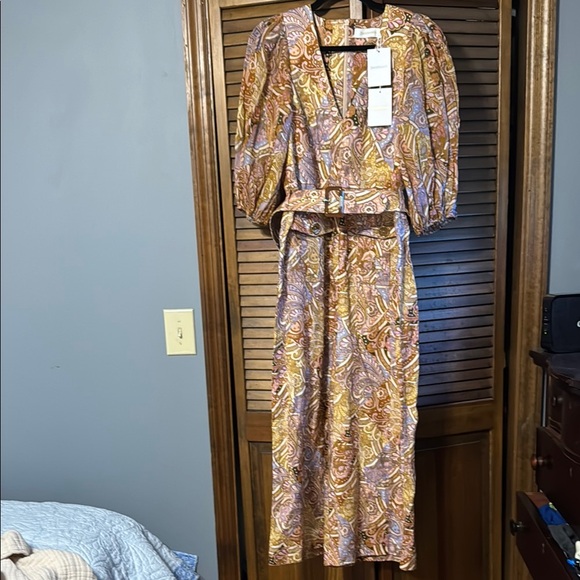 Zimmermann Multicolor Paisley Jumpsuit